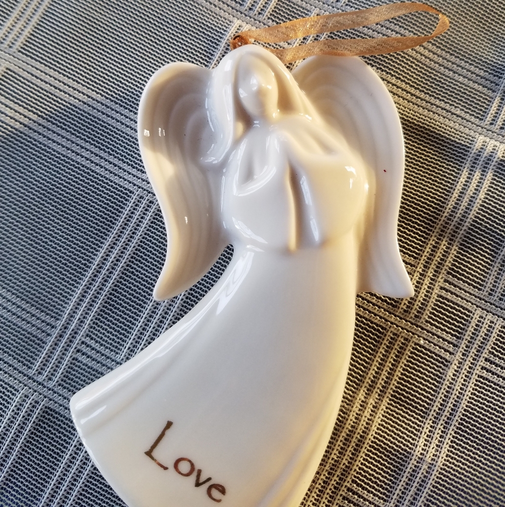 Gund Porcelain Angel Ornament